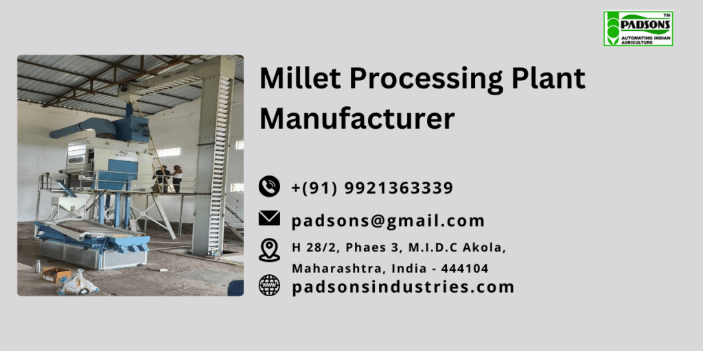 Millet Processing Plant Manufacturer