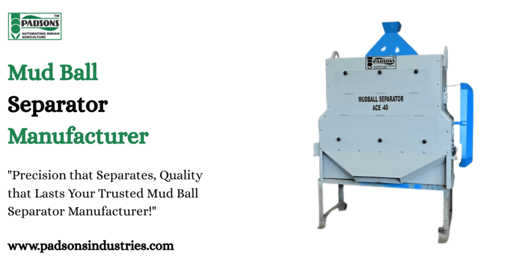 Mud Ball Separator Manufacturer