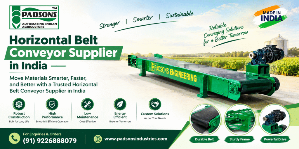 Horizontal Belt Conveyor Supplier in India